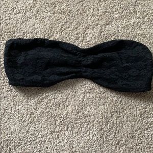 Victoria’s Secret pink bralette bandeau black